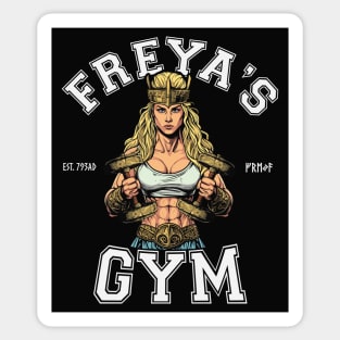 Freya's Gym - Viking Goddess Workout Sticker